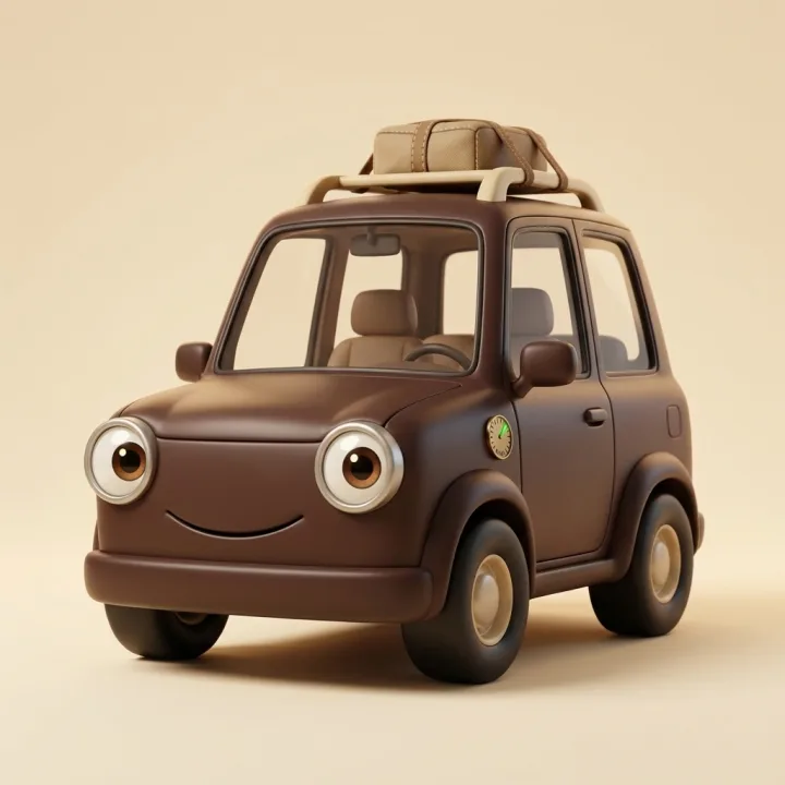 Sue — the family SUV (drawn portrait)